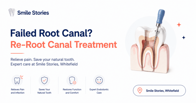 Failed Root Canal? Re-Root Canal Treatment at Smile Stories, Whitefield