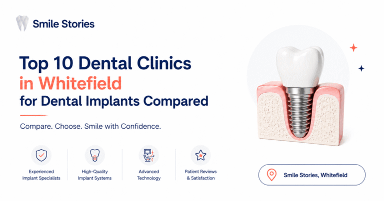 Top 10 Dental Clinics in Whitefield for Dental Implants Compared